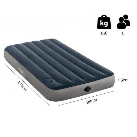 Materac dmuchany z wbudowaną pompką Intex 64781