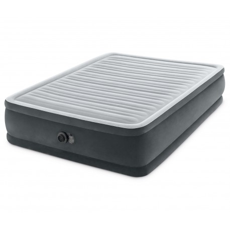 MATERAC DMUCHANY DWUOSOBOWY  Z POMPKĄ 152x203x46cm INTEX  64414