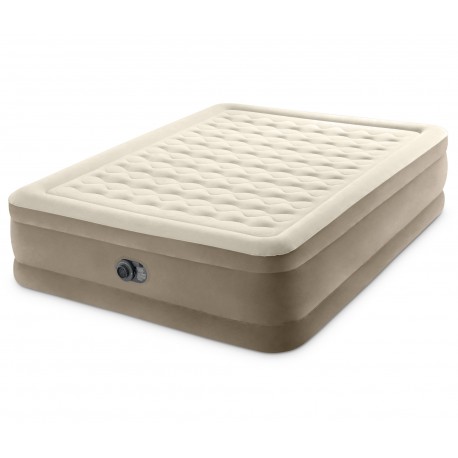 MATERAC DMUCHANY Z POMPKĄ 152x203x46cm Intex 64428