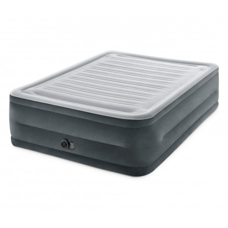 MATERAC DMUCHANY Z POMPKĄ 152x203x56cm