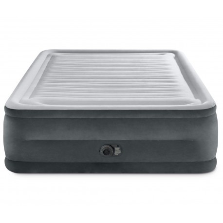 MATERAC DMUCHANY Z POMPKĄ 152x203x56cm