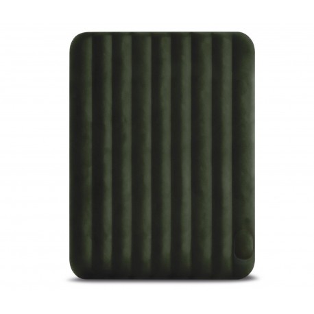 Materac dmuchany dwuosobowy z wbudowaną pompką nożną Intex 64763