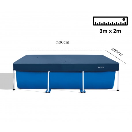 Pokrywa na basen prostokątny 300cm x 200cm INTEX 28038