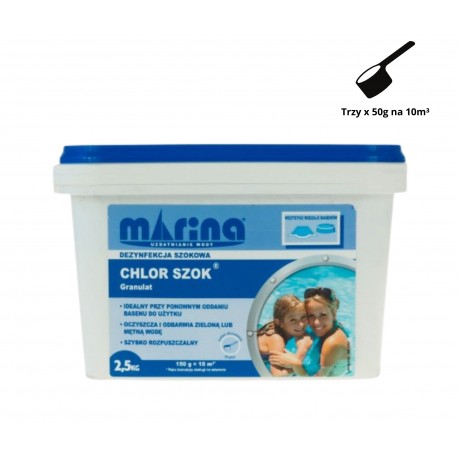 Chlor Szok Granulat Marina 2,5 kg