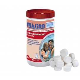 Chlor ekonomiczny Marina w tabletkach 7g - 1kg