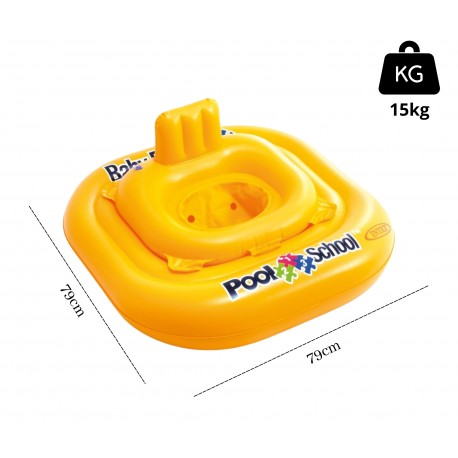 Koło fotelik dmuchany do nauki pływania 79cm x 79cm INTEX 56587