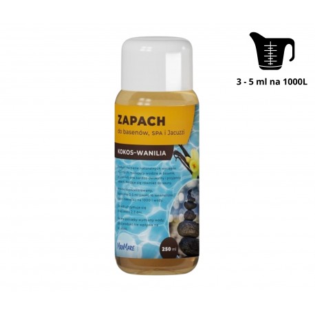 Zapach do Basenów, spa, Jacuzzi MiraMare Kokos-Wanilia 250 ml