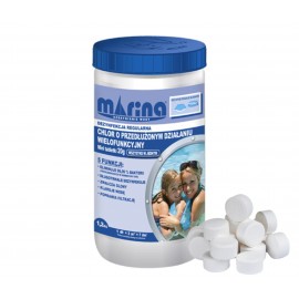 Marina Chlor do basenu o przedłużonym działaniu Tabletki 20g 1.2 kg