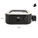 Jacuzzi ogrodowe kwadratowe dmuchane 4-osobowe INTEX 28450