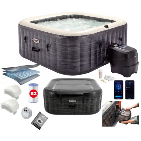 Jacuzzi ogrodowe kwadratowe dmuchane 4-osobowe INTEX 28450