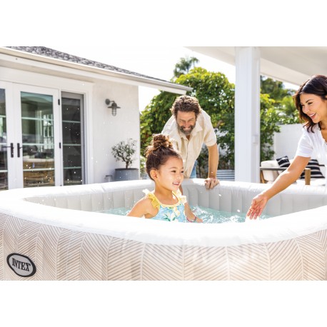 Jacuzzi ogrodowe kwadratowe dmuchane 6-osobowe INTEX 28472