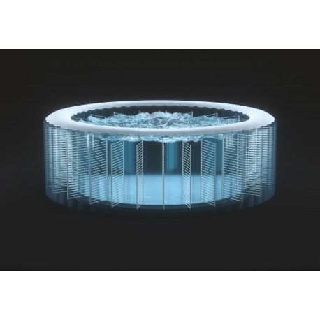 Jacuzzi ogrodowe kwadratowe dmuchane 6-osobowe INTEX 28472