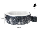 Jacuzzi ogrodowe okrągłe dmuchane 4-osobowe INTEX 28494