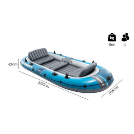 Duży ponton dmuchany 5 osobowy Excursion 5 INTEX 68325 2