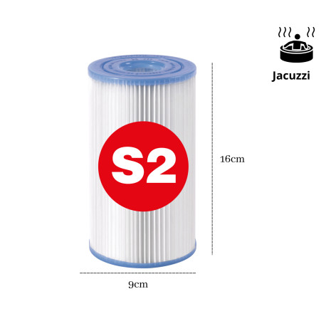 Filtr do Pure SPA 2 sztuki typu S2 INTEX 29012