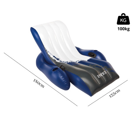 Fotel leżak dmuchany do basenu INTEX 58868 | Intexmarket
