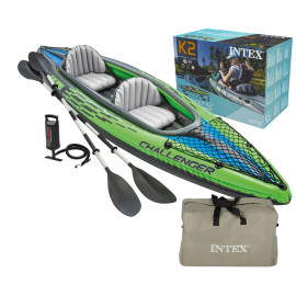 Kajak pneumatyczny 2-osobowy Challenger K2 INTEX 68306
