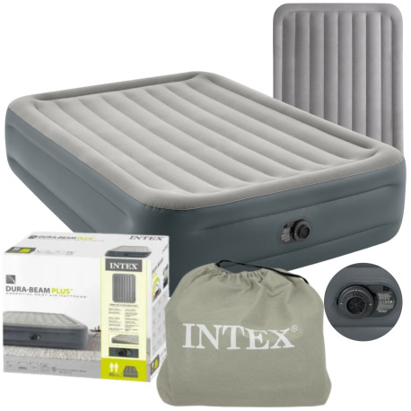 INTEX 64126 materac dmuchany wysoki dwuosobowy 150x200