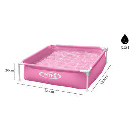 Basen stelażowy Mini dla dzieci różowy  Intex 57172 2