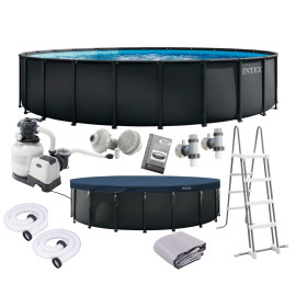 Basen stelażowy duży okrągły 732x132 INTEX 26340 | Intexmarket