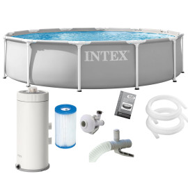 Mały basen stelażowy z pompą INTEX 26712 | Intexmarket