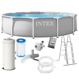 Basen ogrodowy stelażowy 366x99 Metal Frame INTEX 26716