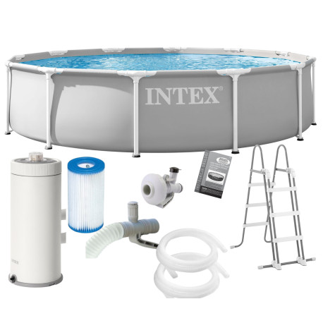 Basen ogrodowy stelażowy 366x99 Metal Frame INTEX 26716