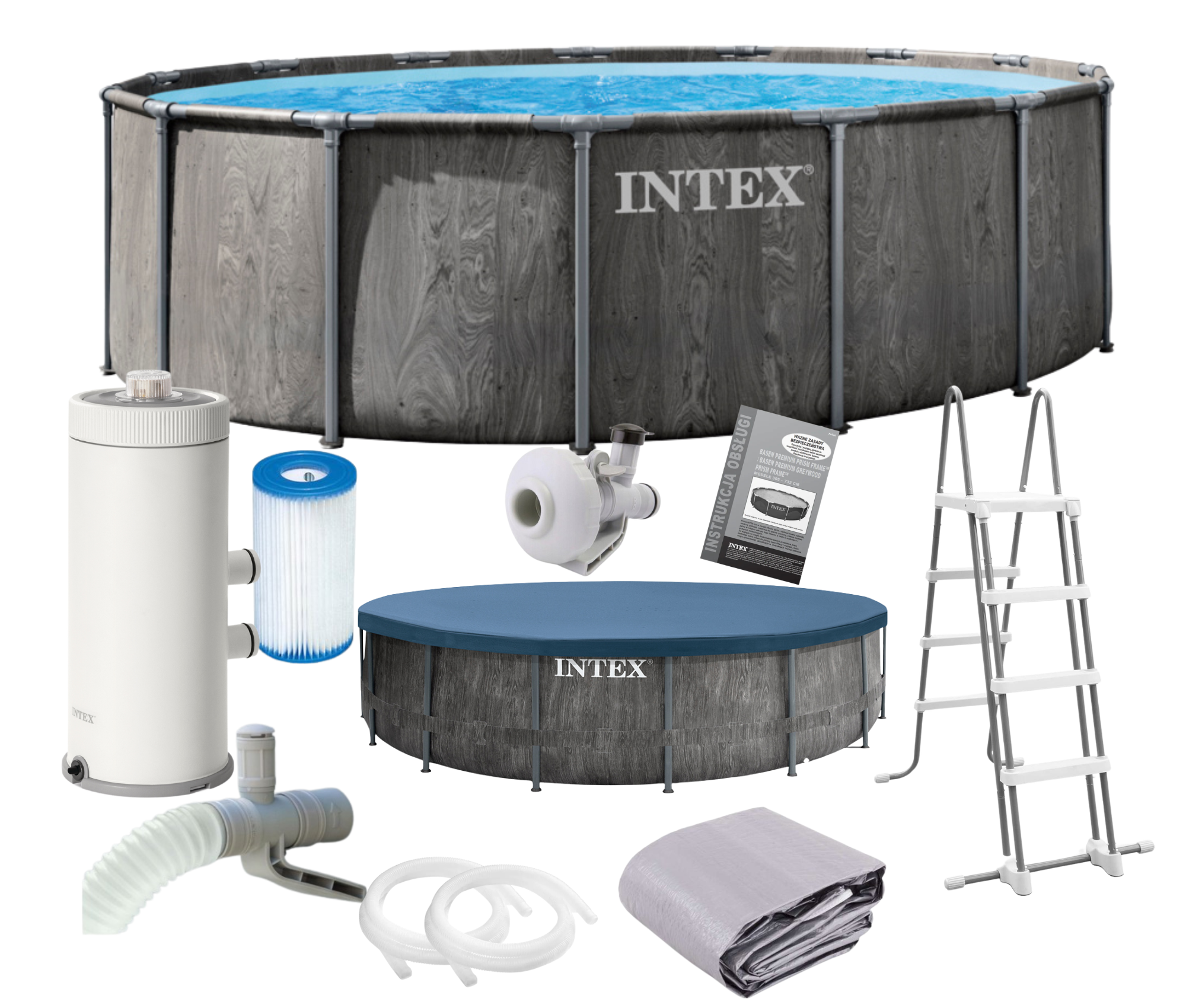 Basen stelażowy 457x122 Intex 26742