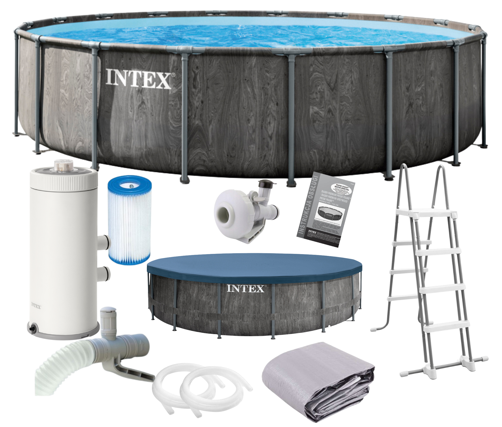 Basen stelażowy 457x122 Intex 26742