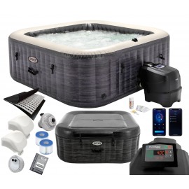 Jacuzzi ogrodowe kwadratowe dmuchane 6-osobowe INTEX 28452